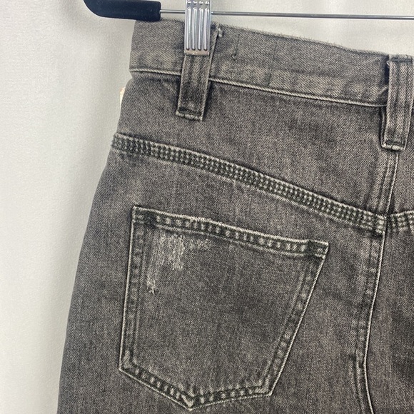 We The Free NWT Sanded Black Distressed Unique Pleated Skirt - Size 26 - Picture 15 of 15